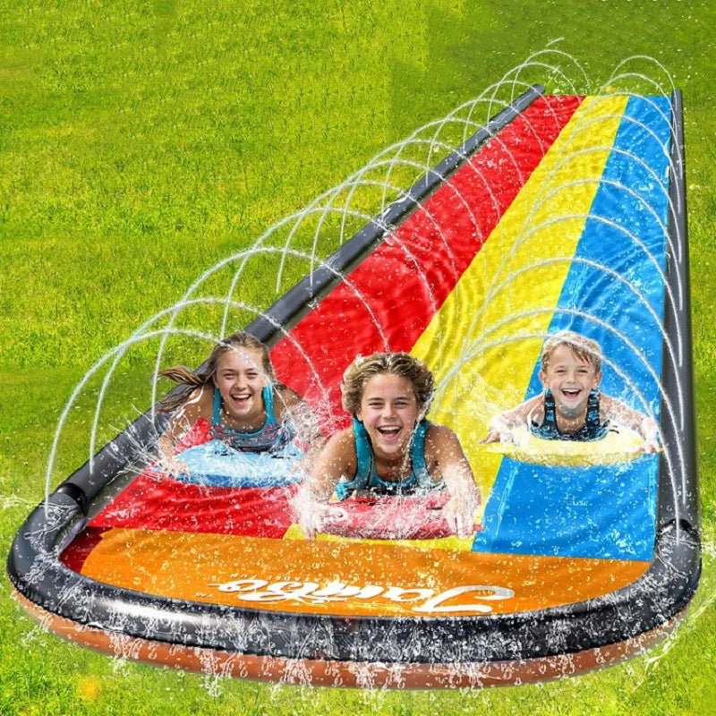 Toboggan Aquatique avec Arroseur Intégré